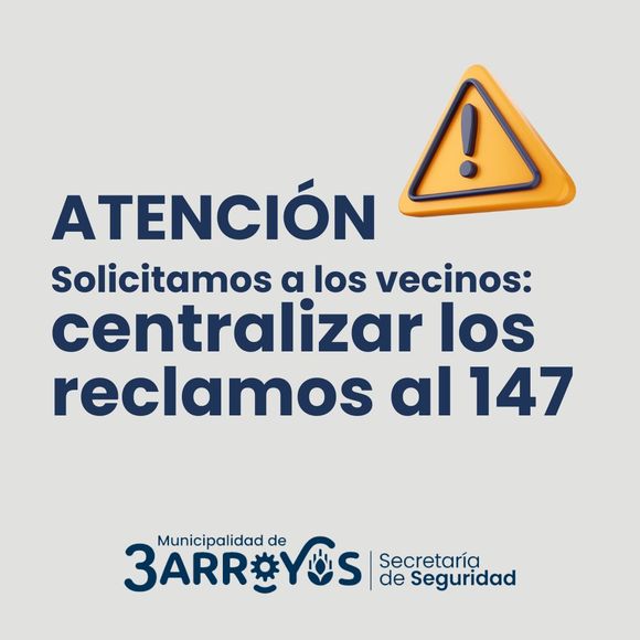 Ante la alerta naranja, solicitan centralizar reclamos en el 147 para agilizar la respuesta