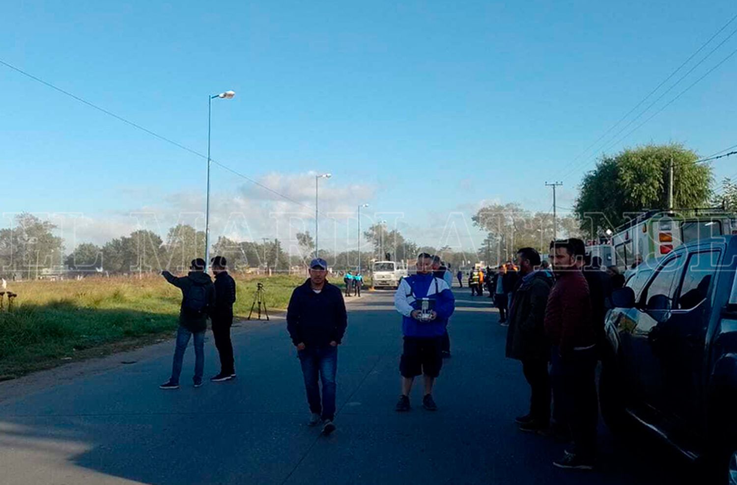 Toma en Las Heras: "No tuvimos que hacer uso de la fuerza pública"