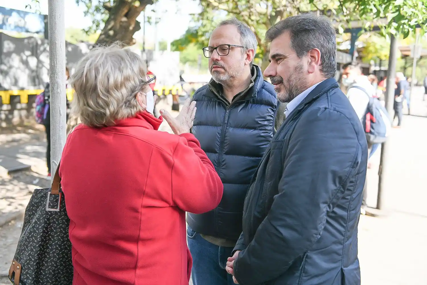 Elecciones 2023: Valenzuela y Ritondo de recorrida en Tres de Febrero