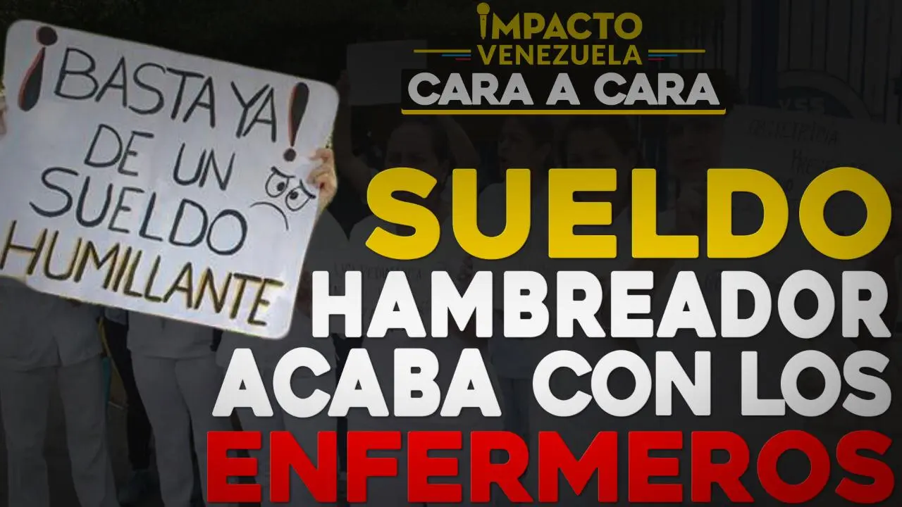 Sueldo hambreador acaba con los enfermeros