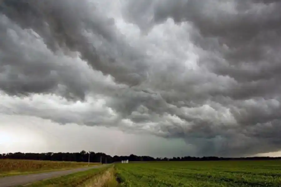 Alerta en Entre Ríos, por tormentas y viento