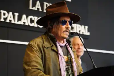 Johnny Depp fue distinguió como Visitante Ilustre en La Plata