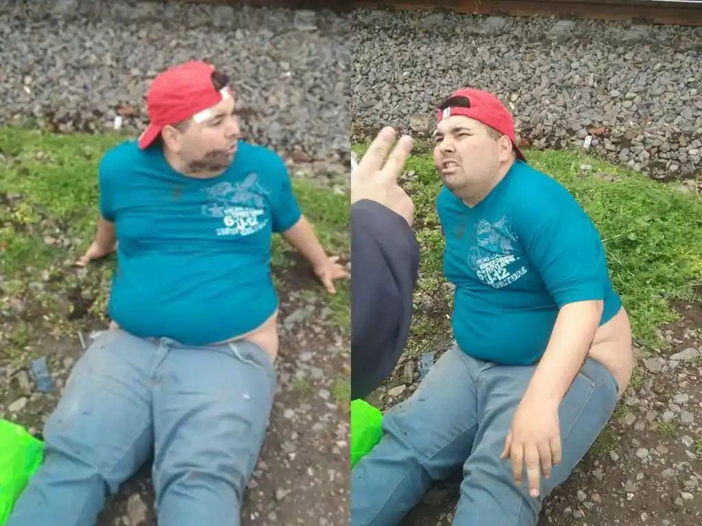 Nogués: Quiso robar, cayó del tren, se quebró la pierna y casi lo linchan
