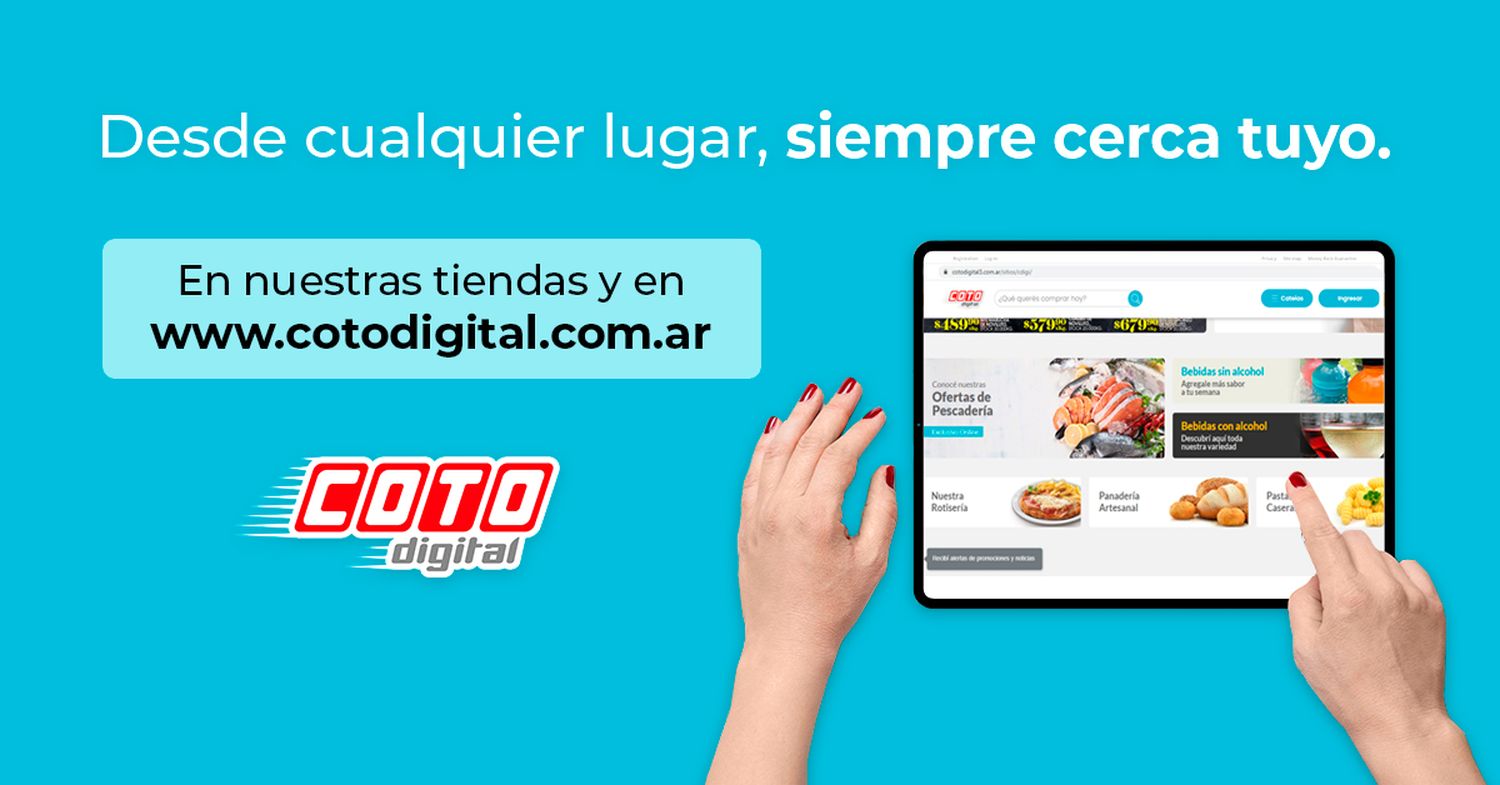 COTO Digital se convierte en "la primera opción de los argentinos en supermercados online"