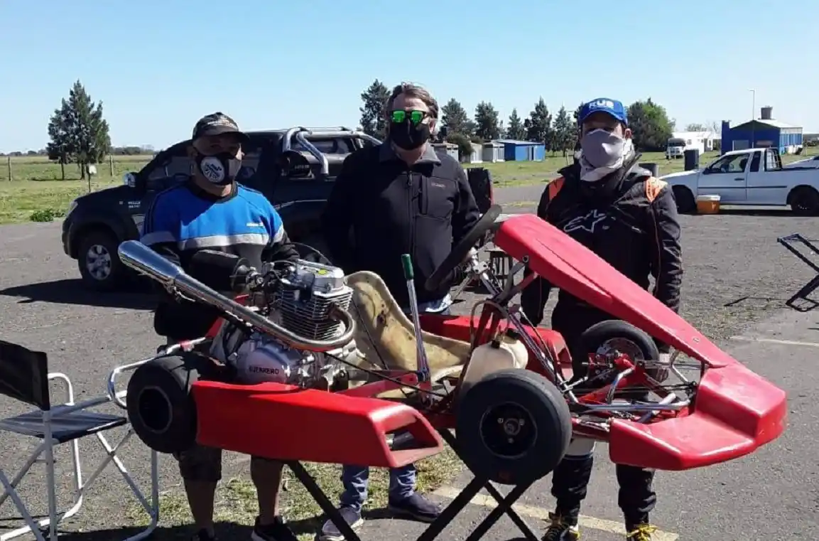Se realizaron pruebas libres de karting en el Autódromo de Gualeguaychú