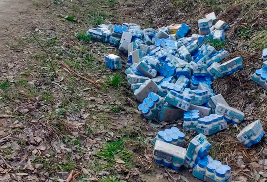 Vecinos de La Porteña cansados de que sus calles sean usadas de basural