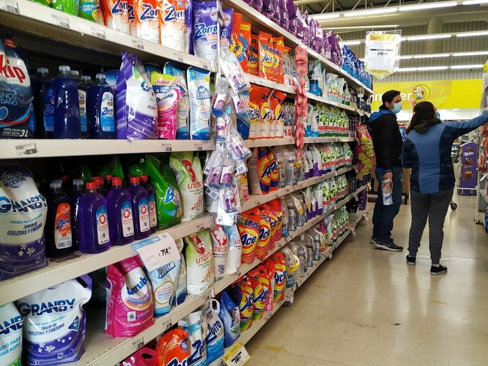 supermercado compra limpieza