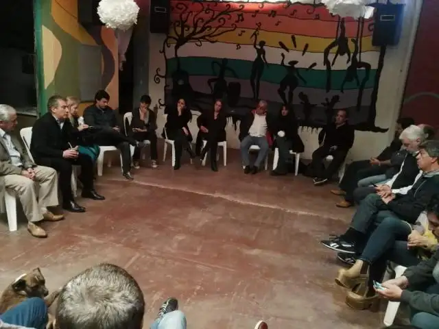 Urribarri se reunió con militantes y dirigentes en Gualeguay