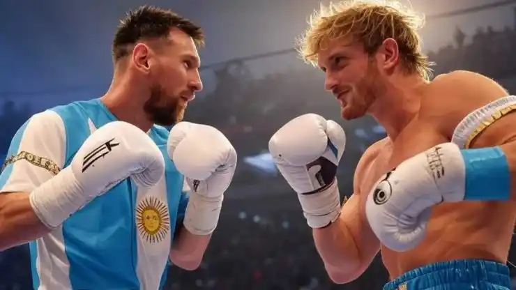 Lionel Messi vs Logan Paul