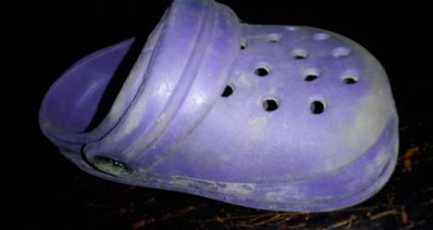 Encontró una sandalia tipo Crocs