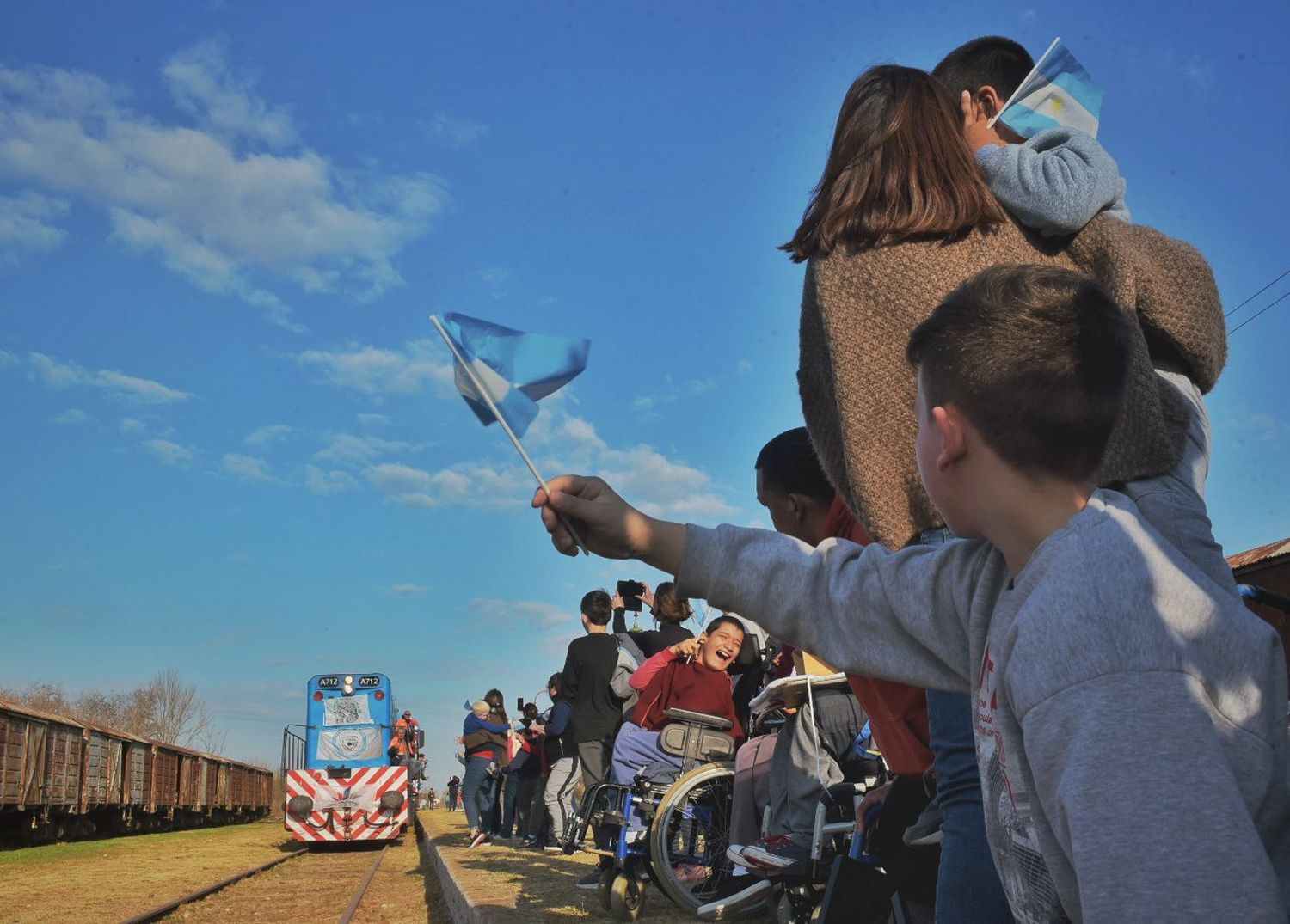 Luego de 30 años, un tren de pasajeros volvió a San Antonio de Areco