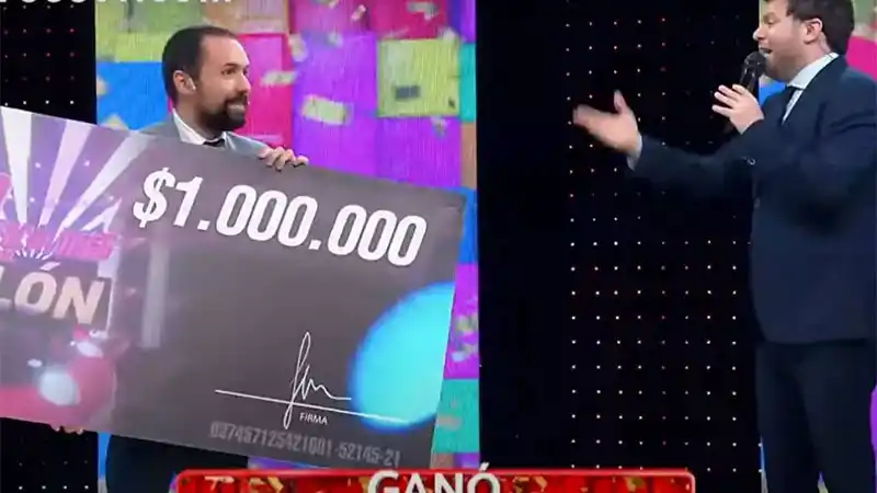 Médico entrerriano ganó un millón de pesos en un programa de televisión