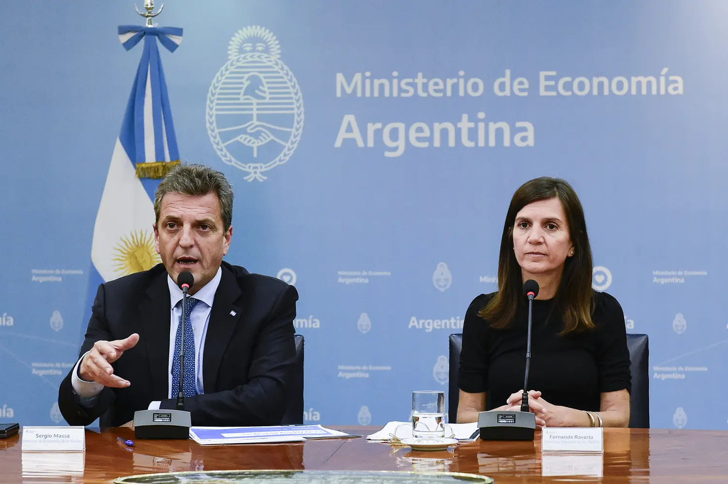 Sergio Massa y Fernanda Raverta