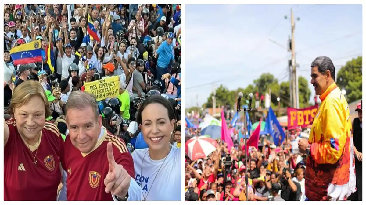 Chavismo y oposición toman las calles en plena crisis postelectoral en Venezuela