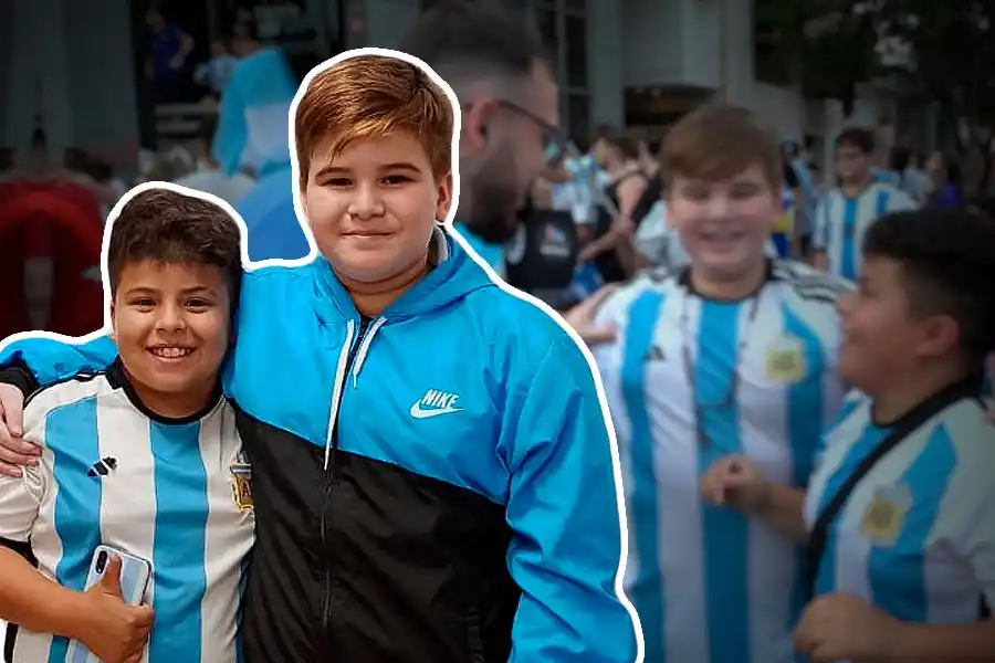 El protagonista del viralazo en los festejos del triunfo argentino, pasó por Radio Rafaela: “Me gustó la idea de aparecer en la tele”