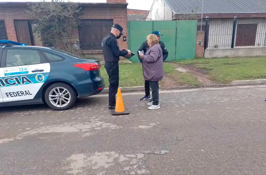 Controles de la Policía Federal en Mar del Plata
