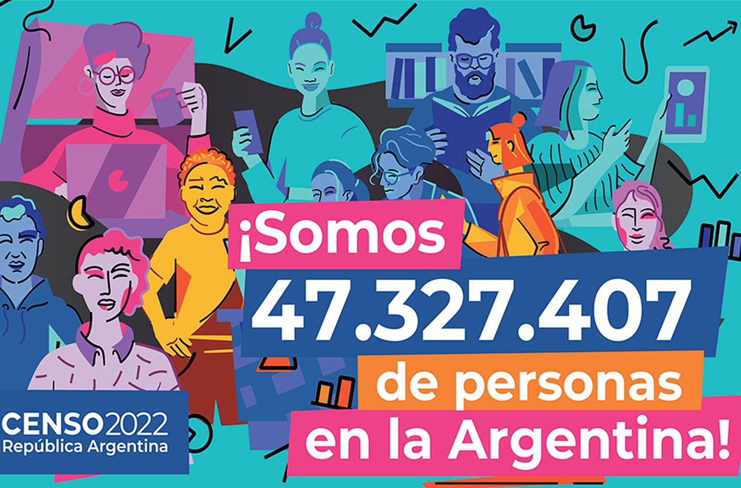 Censo 2022: Argentina tiene un total de 47.327.407 habitantes