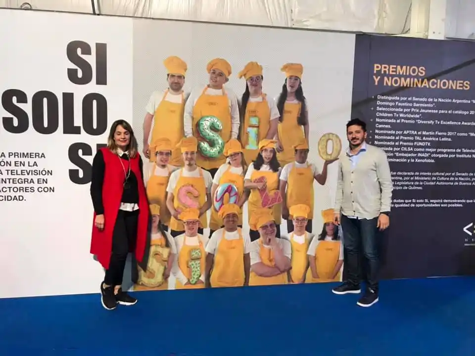 La serie "Si solo si", grabada íntegramente en Quilmes, en la Cumbre Global de discapacidad