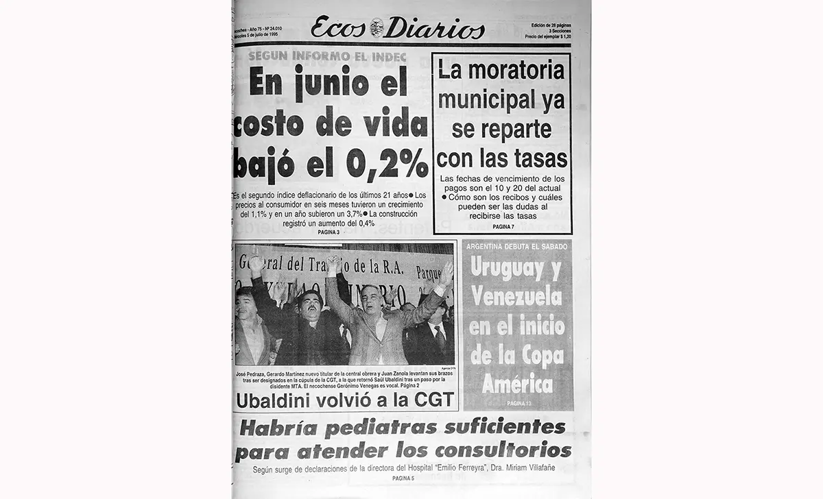 Miércoles 5 de julio de 1995