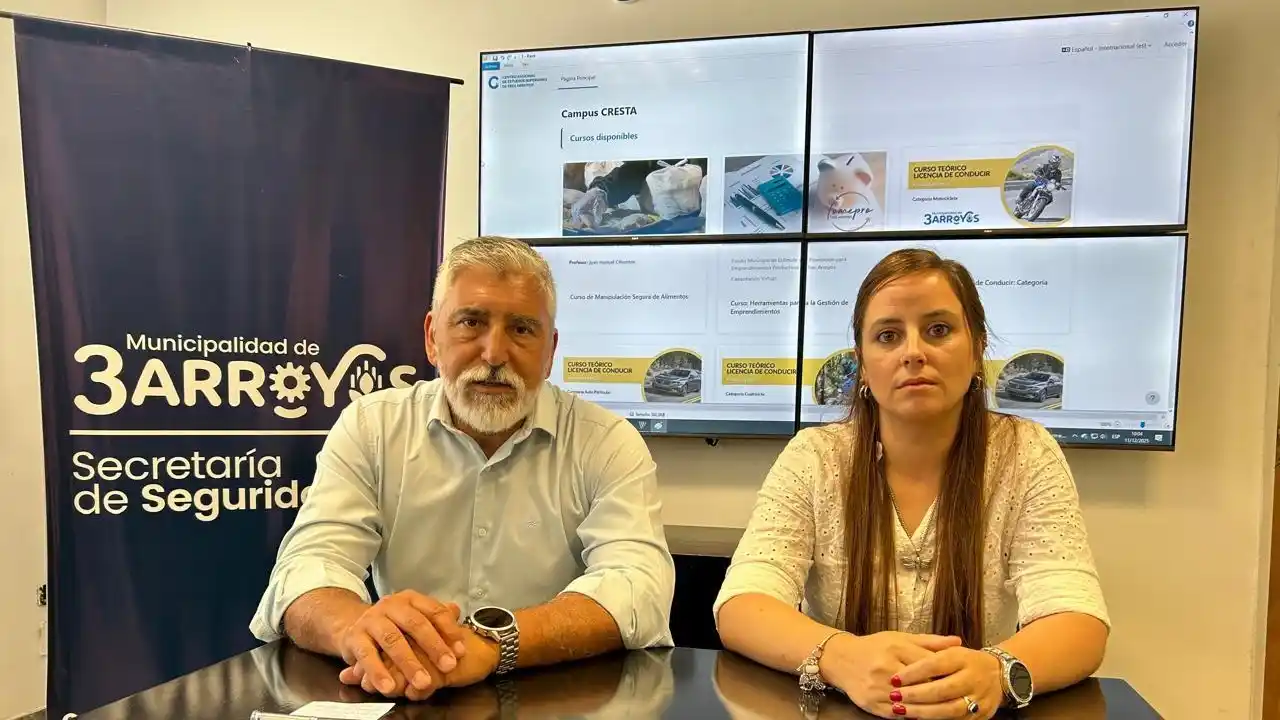 Juan Apolonio y María Paz López Peralta brindaron una conferencia de prensa este jueves por la mañana