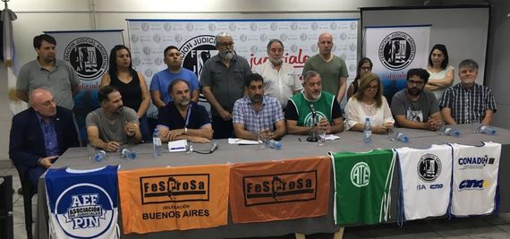Gremios estatales anunciaron jornada nacional de lucha este lunes