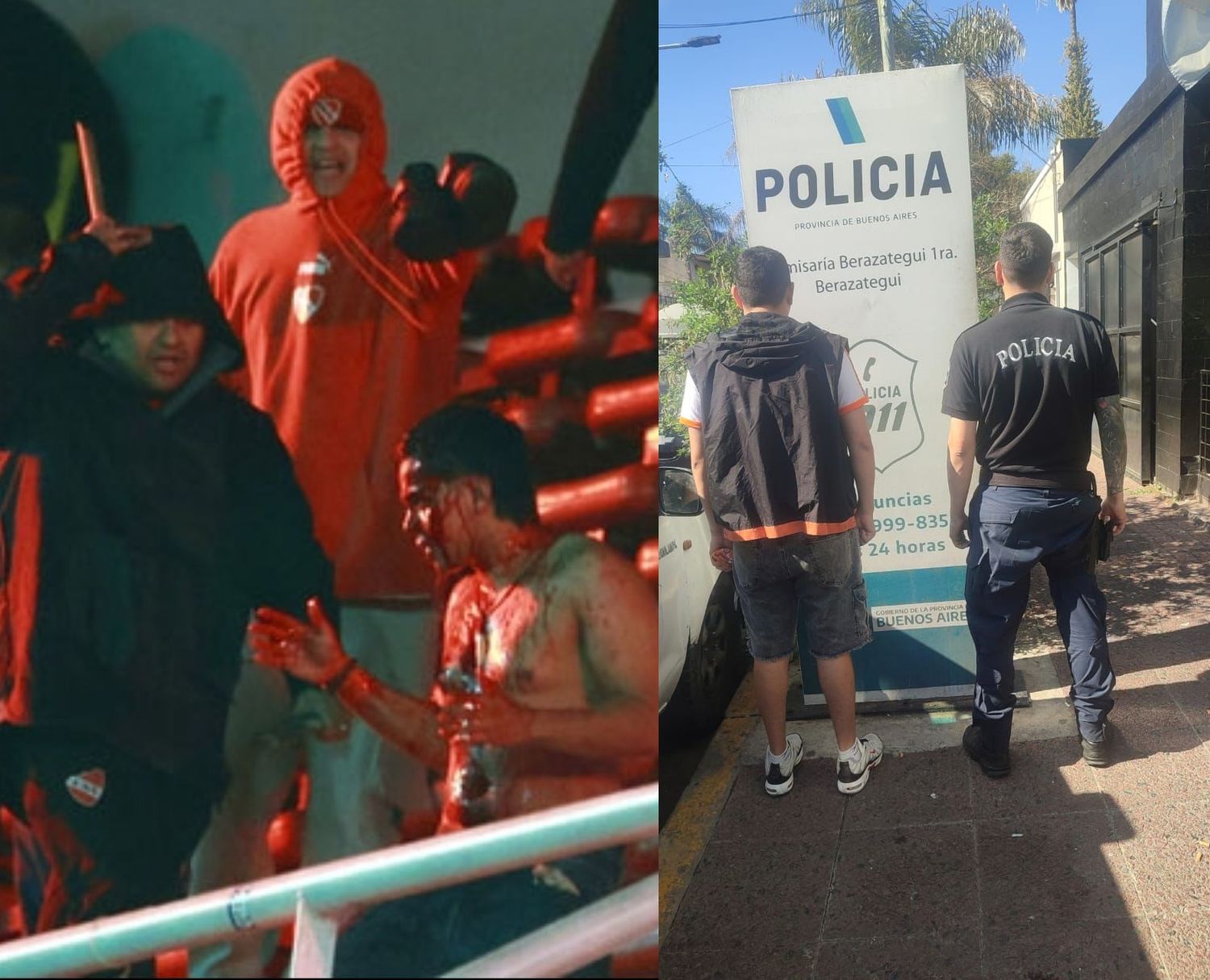 Detuvieron a uno de los barras de Independiente prófugo por los incidentes con U de Chile