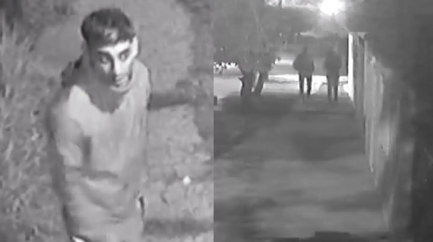 Entradera en González Catán: uno de los delincuentes captado por la cámara de seguridad