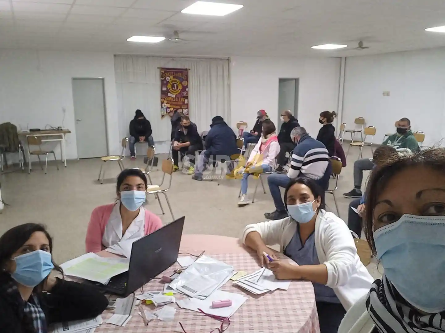 Covid: Villa Cañás ya tiene la mitad de su población vacunada con primera dosis