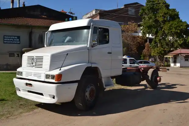 Secuestraron un camión que llevaron a verificar