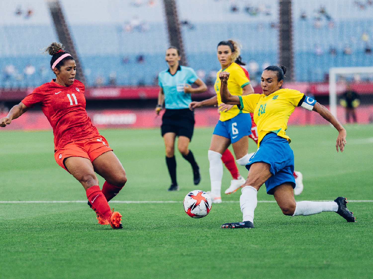 Brasil se despidió en el fútbol femenino 