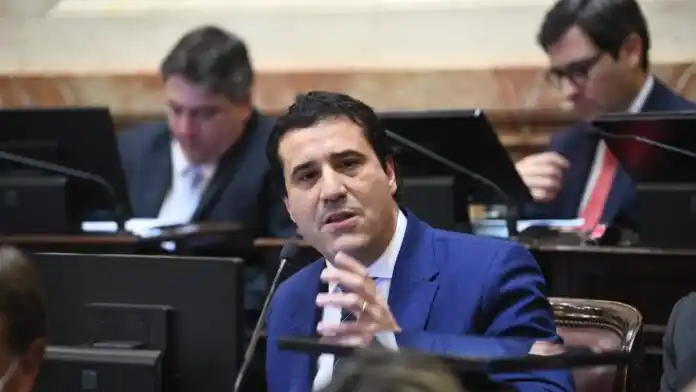 El senador radical Maximiliano Abad.