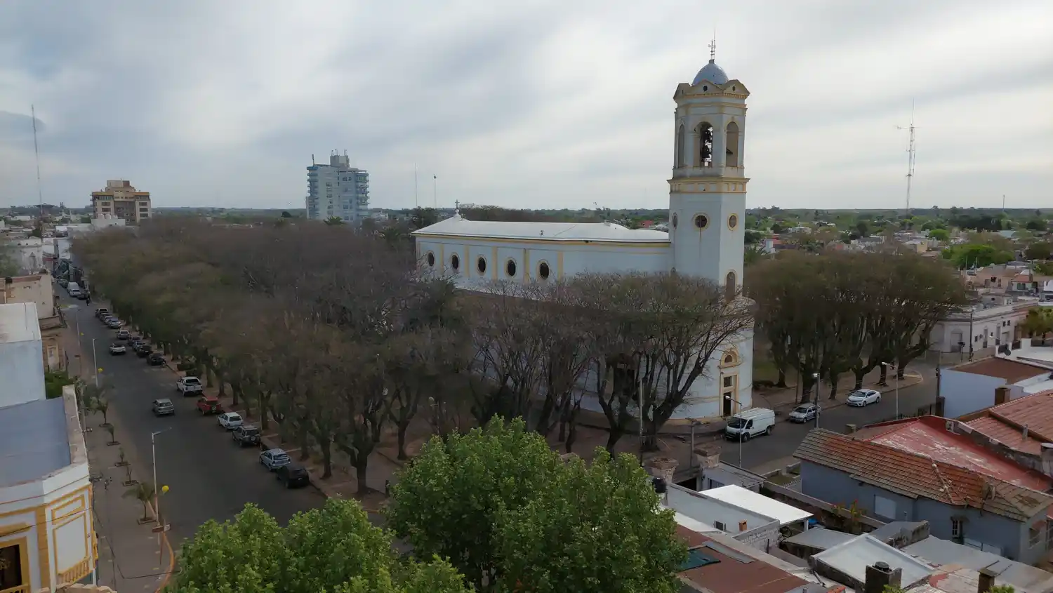 Parroquia desde la torre del reloj