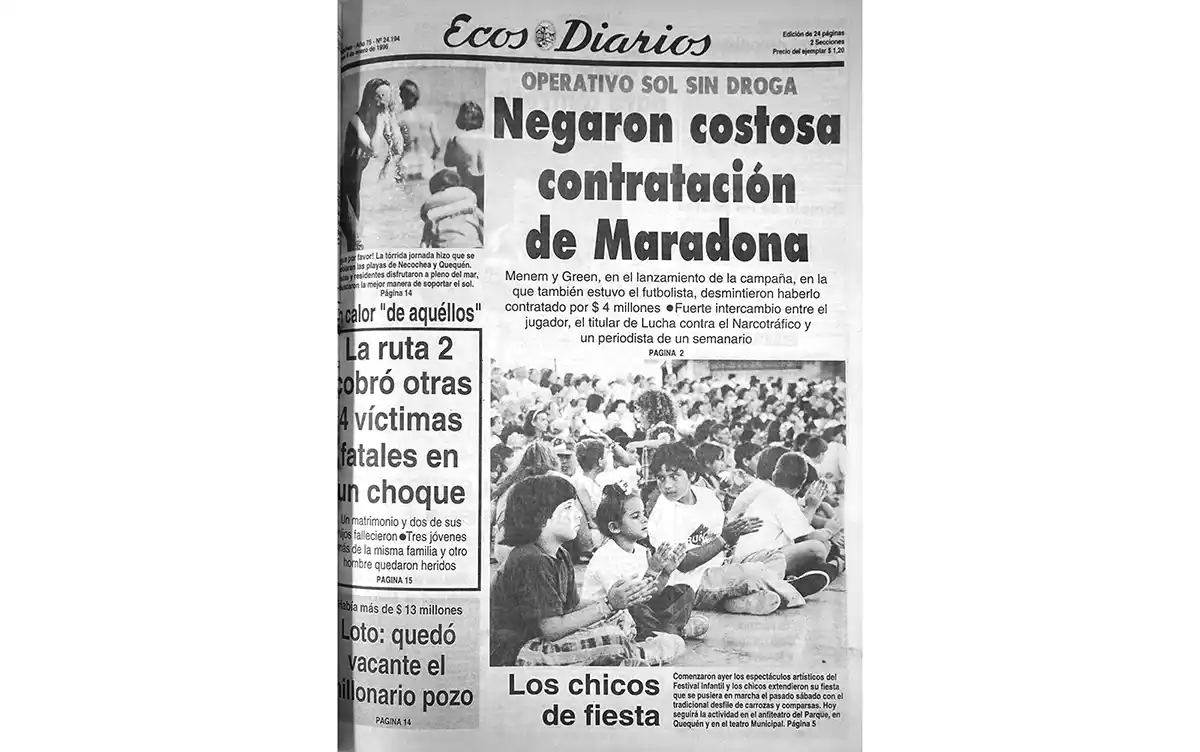 Lunes 8 de enero de 1996