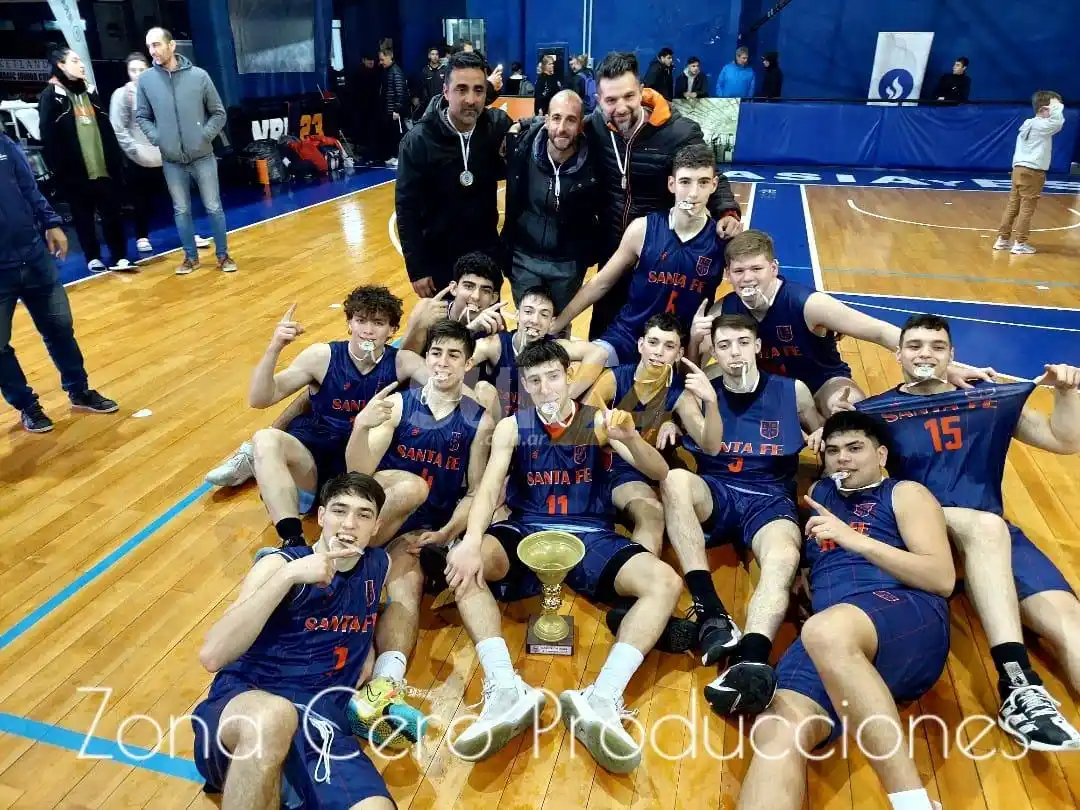 Santa Fe U17, campeón del Basketland