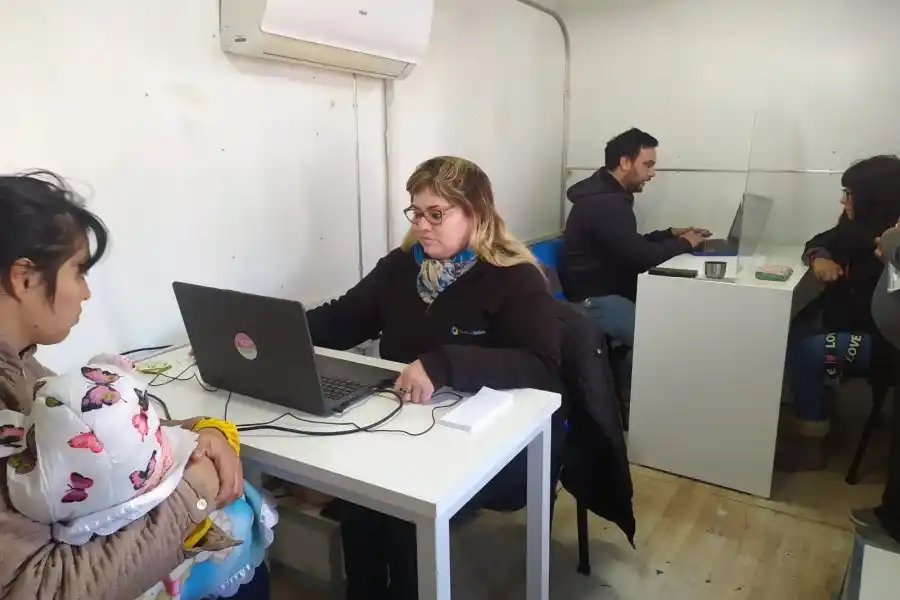 "Vine a Rafaela en Acción porque están cerca", afirmó una vecina que asistió al dispositivo móvil