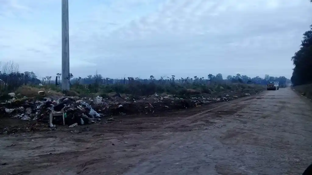 Tandil, ciudad sucia: Vecinos arrojan basura en un predio de Cuba y Circunvalación 