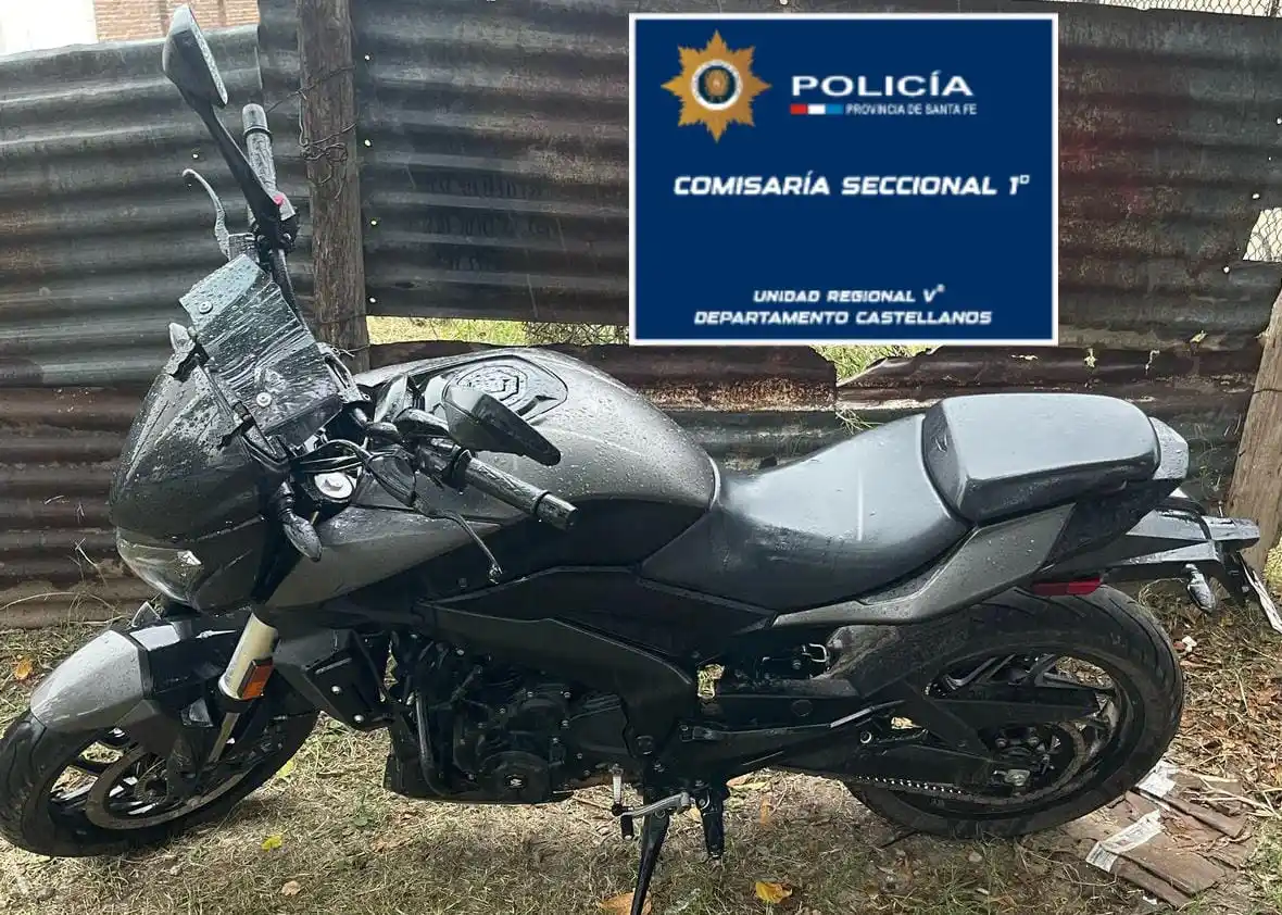 Hallaron una moto robada gracias al aviso del Centro de Monitoreo Urbano