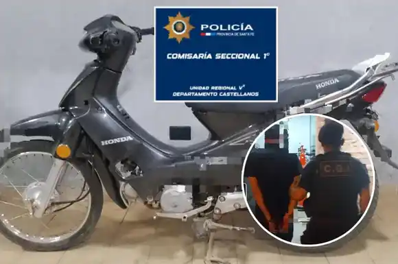 Cayó tras un arrebato en barrio 30 de Octubre y le secuestraron la motocicleta