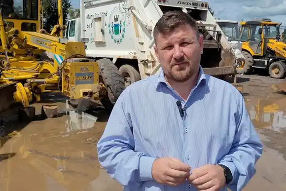 El intendente de Sunchales Pablo Pinotti calificó de crítica la situación del Corralón Municipal