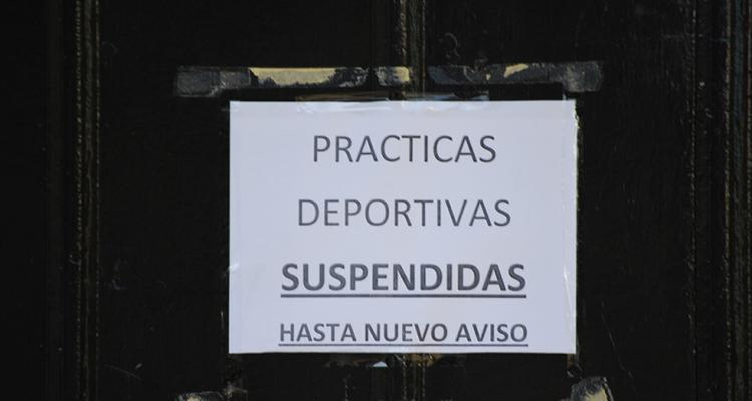 El deporte y los clubes, paralizados por el coronavirus