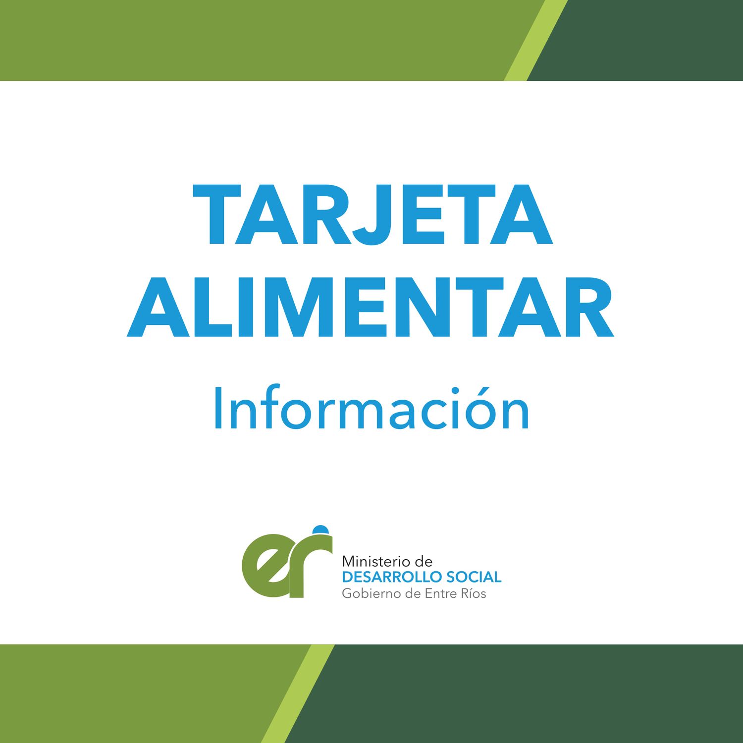 Acreditación de la Tarjeta Alimentar 