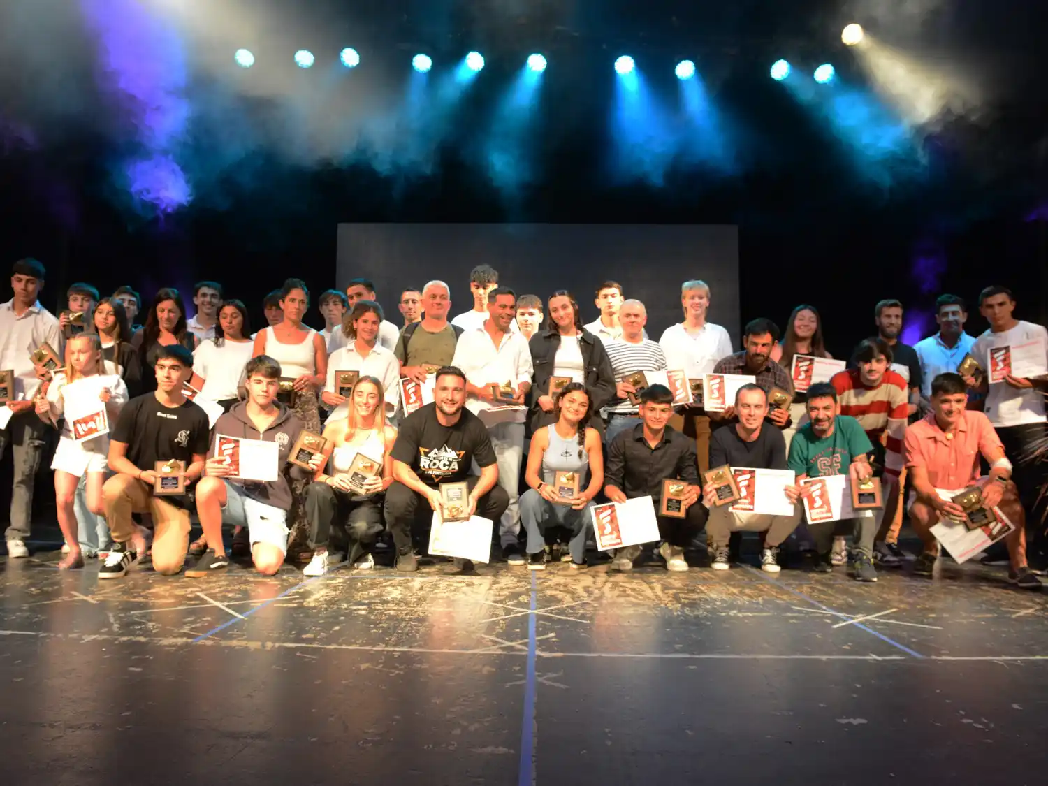 Los ganadores del último año, cuando Martina Monteavaro se llevó el Movediza de Plata.