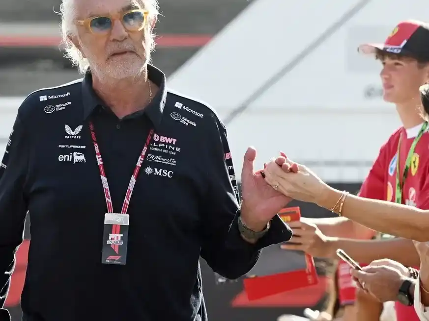 Flavio Briatore, director de Alpine, habló sobre el futuro de Colapinto. Foto: Reuters