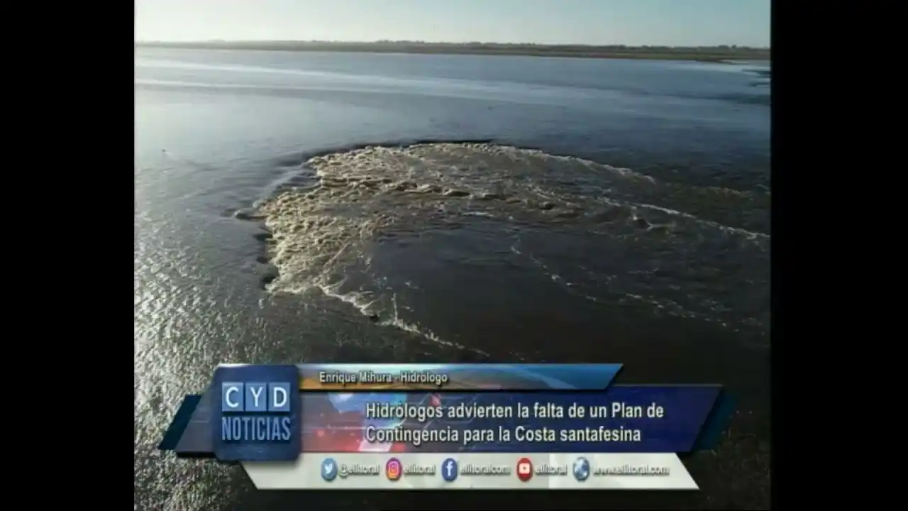 Hidrólogos advierten la falta de un Plan de Contingencia para la Costa santafesina