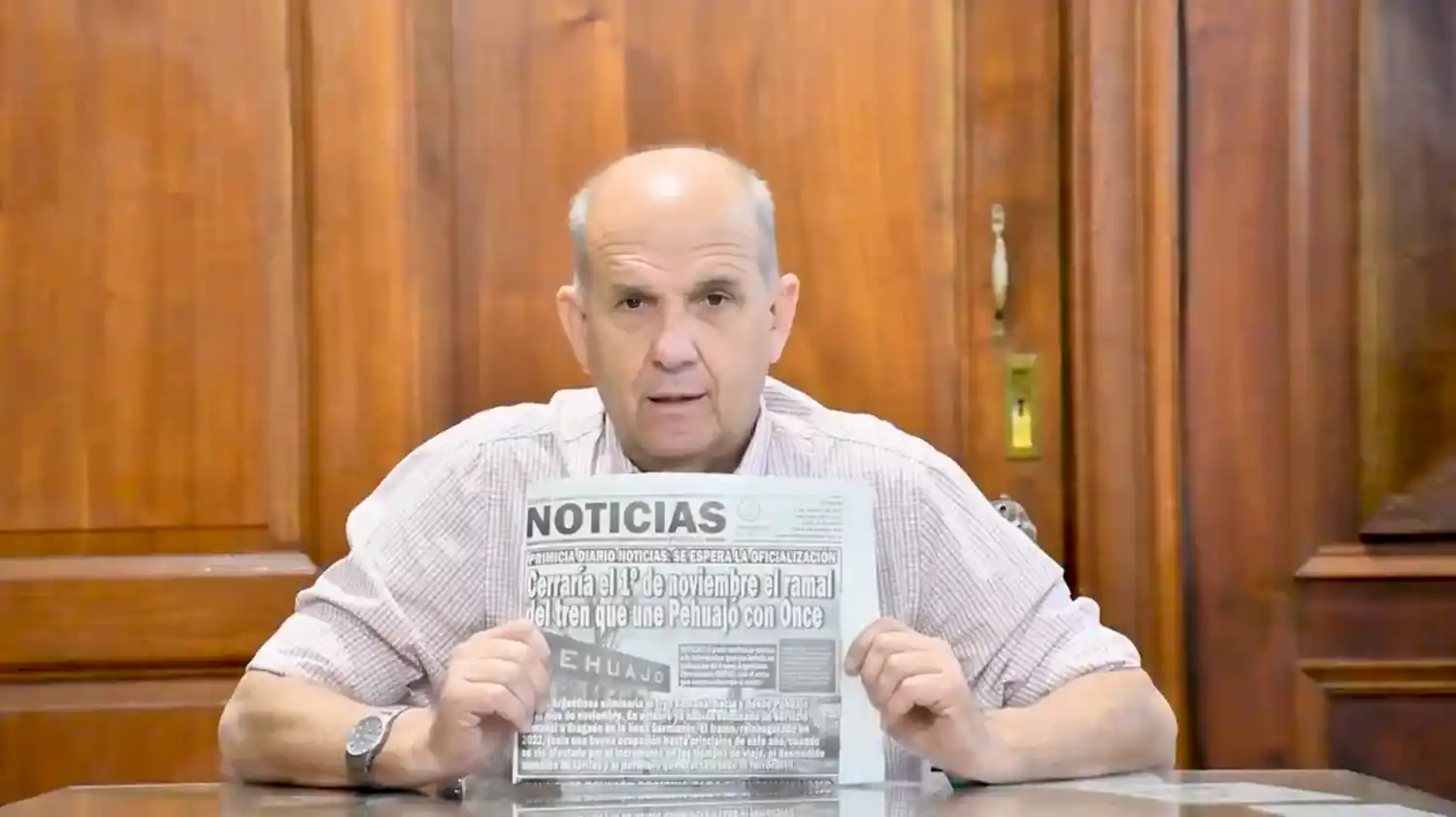 Zurro en llamas por el posible cierre del ramal de tren