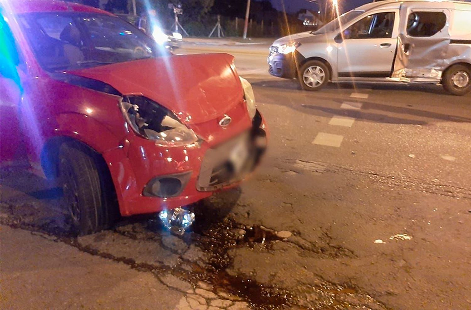 Fuerte choque en el barrio Coronel Dorrego