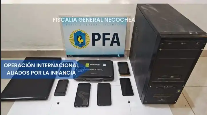 Dispositivos. Incautados en un procedimiento realizado en un inmueble de Necochea