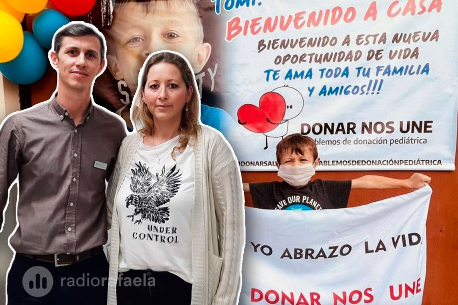 Gracias a la donación de órganos, Tomás puede continuar con su vida: "Fue un ángel donante"