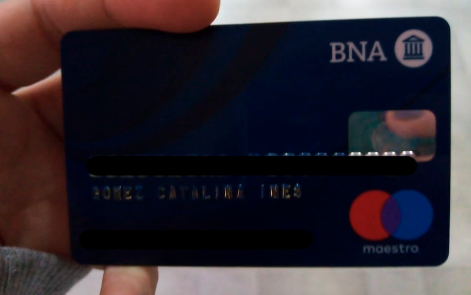 Encontraron la tarjeta de Catalina Gómez