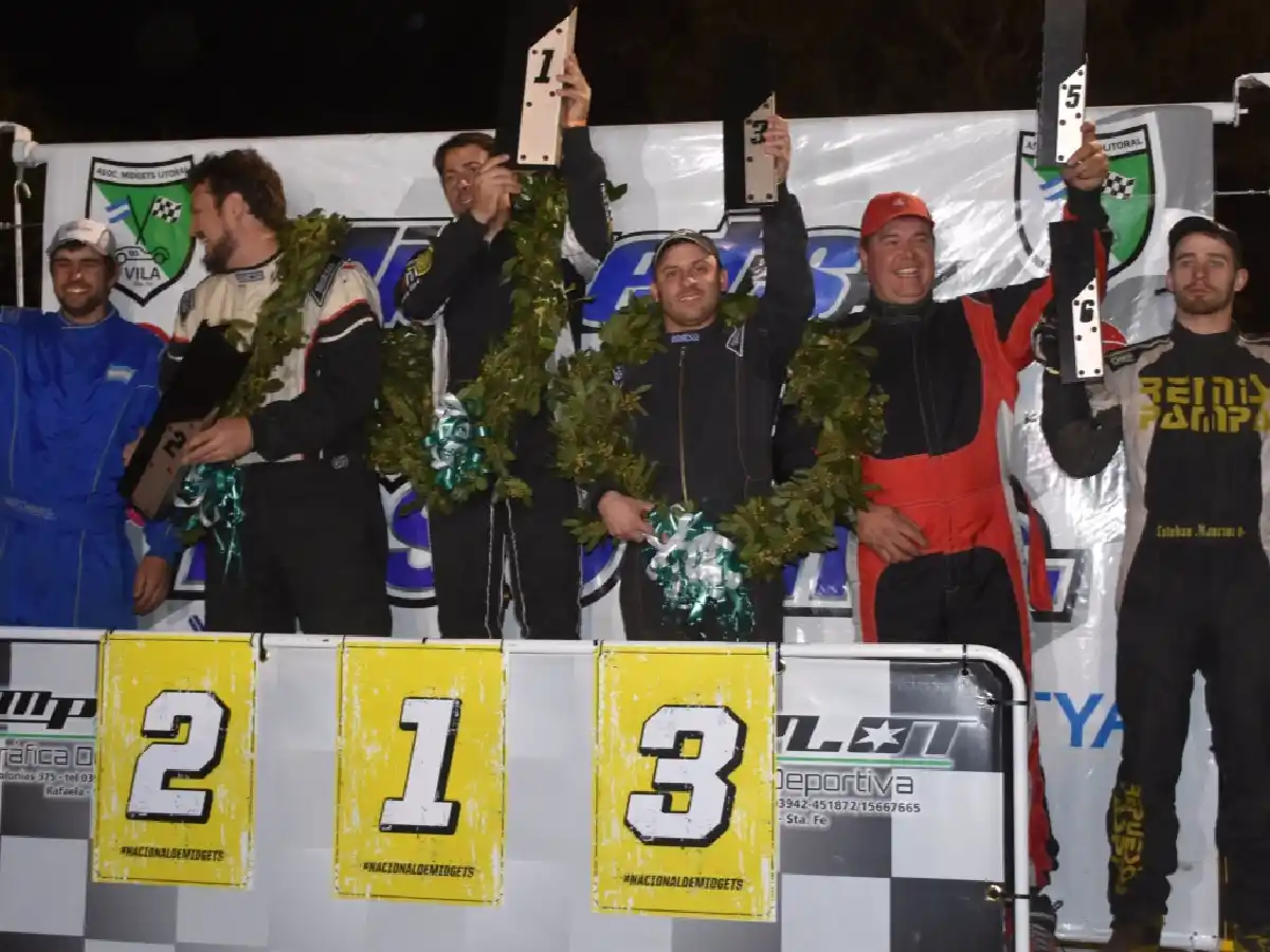 Costamagna obtuvo el Nacional de Midgets